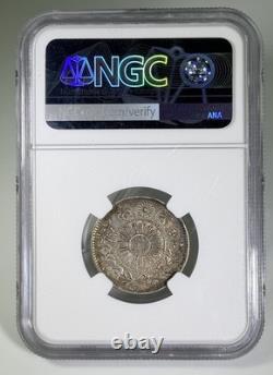 1870 M3 Japan 20S Sen Shallow Scales NGC AU 55 Silver Coin UNC