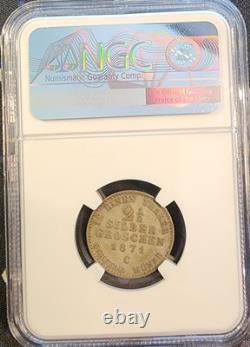 1871C Germany 2.5 Silbergroschen Prussia NGC VF Details