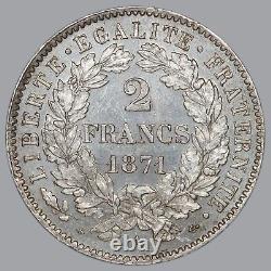 1871-A France 2 Francs, UNC, KM# 817.1