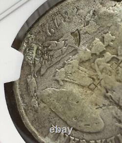 1872 Mexico Balance Scale Peso Silver Coin With Chinese Chopmark, Special Stamp