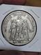 1875 A France Silver 5 Francs Hercules Coin 90% Silver