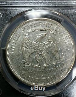 1878-S USA Liberty Trade Dollar $1 PCGS AU50 Secure Grade Silver World Coin
