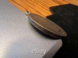 1879 Austria 2 FL Wedding Ann. Silver Coin Jewelry Mount Hole Added