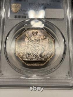 1880-dated Jeton Pcgs Mint State 63 Chamber Of Notaries This Is Nice