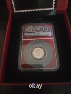 1882 Haiti 10C NGC MS62 PL- EDC Red Case