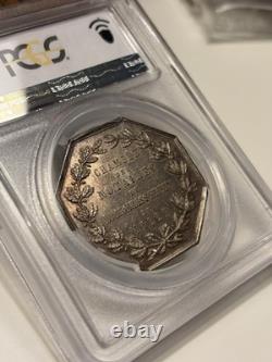1883 Lerouge-161 Corne Chamber Of Notaries-lille-161 Pcgs Au58 Silver Jeton Nice