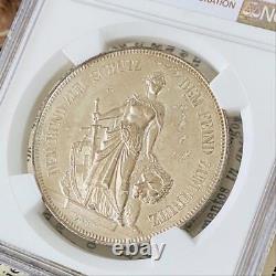 1885 SWITZERLND Bern Festival 5Fr NGC MS 62 Silver Coin