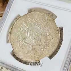 1885 SWITZERLND Bern Festival 5Fr NGC MS 62 Silver Coin