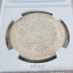 1885 SWITZERLND Bern Festival 5Fr NGC MS 62 Silver Coin