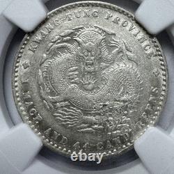 1890-1908 China 20C Kwangtung L&M-135 XF DETAILS Silver Coin NGC Chopmarked