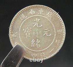 1890-1908 China Silver Coin 20c KWANGTUNG LM-135