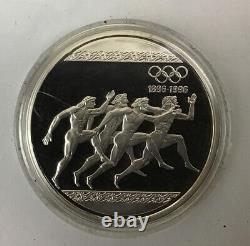 1896 1996 Olympic Centennial coins silver proof Marathon