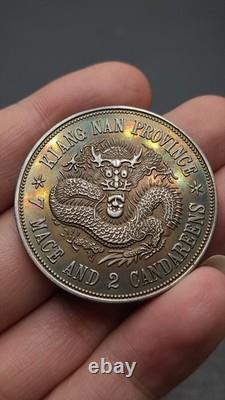 1898 China Qing Dynasty Kuang-Hsu KiangNan Province Dragon Silver 1Dollar Coin