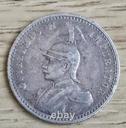 1898. German East Africa. 1/4 Rupee. Silver Coin