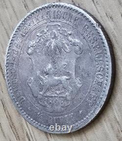 1898. German East Africa. 1/4 Rupee. Silver Coin