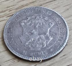 1898. German East Africa. 1/4 Rupee. Silver Coin
