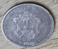 1898. German East Africa. 1/4 Rupee. Silver Coin