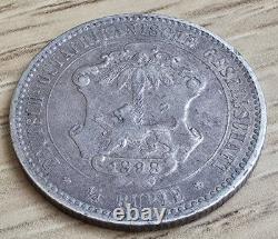 1898. German East Africa. 1/4 Rupee. Silver Coin