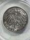 1899-g German States Baden 2 Marks Graded Xf 40 Details Cleaned By Anacs
