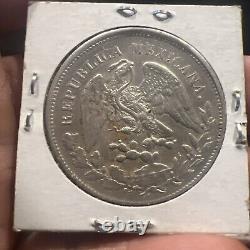 1900 Mexico Mo AM Un Peso AU+ Very PL Mirror like