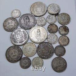 1900s Switzerland Silver Coin Lot Nice Variety Better Date Issues Silver (C23)