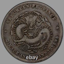 1901 China Szechuan 50 Cents Narrow Face PCGS VF L&M-347
