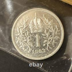 1903 AUSTRIA / KING FRANZ JOSEPH I Silver Corona Coin