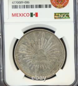 1903 Mo AM MEXICO SILVER 1 PESO NGC AU 55 GREAT LOOKING COIN