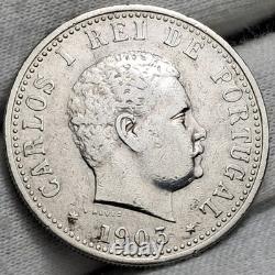 1903? Portugal Rupia D. Carlos I Silver Coin. India Mint KM# 17
