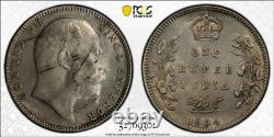 1904-B India British Rupee SW-7.25 Prid-200 PCGS AU58