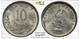 1904 Cn H Mexico 10 Centavos Silver Coin Pcgs Ms64, Only One Porpulation