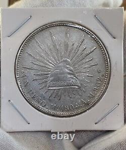 1904 Mo AM Un peso 90% silver
