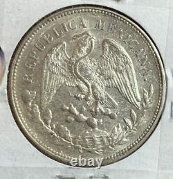 1904 Mo Am Mexico Peso Silver Coin Unc