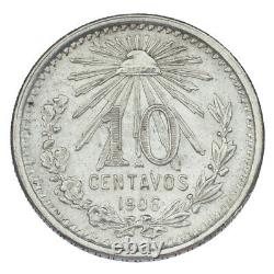 1906-1910 Mexican 10 Centavos Lot of 3 (UNC) KM# 428