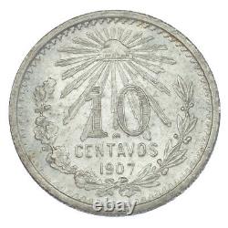 1906-1910 Mexican 10 Centavos Lot of 3 (UNC) KM# 428