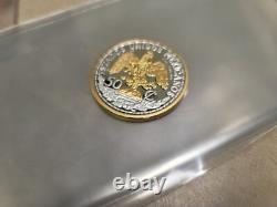 1907.999 Silver 1oz 50 Centavos Caballito Proof Madalla 300 Minted 2023