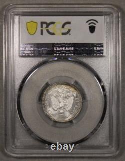 1907 Mexico 20 Centavos Silver Coin Uncirculated GEM PCGS MS65