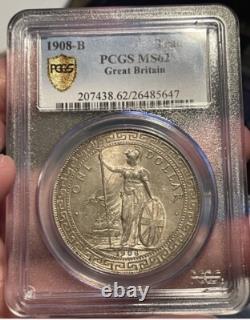 1908 B. TradeS. Great Britain PCGS MS 62