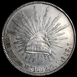 1908 Mexico GV Un Peso Silver Coin (GB1-184)
