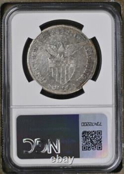 1908 S US/Philippines Peso Manila Bay War Salvage NGC Genuine Silver Coin WWII
