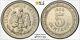 1909 M Mexico 5 Centavos Coin Pcgs Au50 Nickel Coin Km# 421