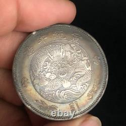 1910 China Qing Dynasty XuanTong Dragon Silver Dollar Coin 1Yuan Money