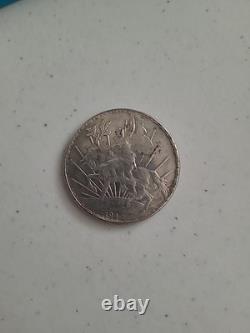 1910 Mexico Caballito Silver 1 Peso Coin Estados Unidos Mexicanos Liberty Horse
