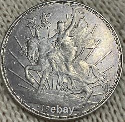 1910 Mexico Silver 1 Peso Caballito Little Horse Mexican Coin