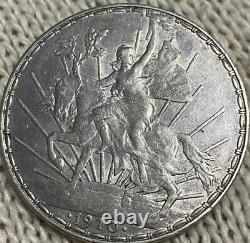 1910 Mexico Silver 1 Peso Caballito Little Horse Mexican Coin