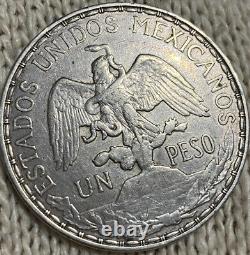1910 Mexico Silver 1 Peso Caballito Little Horse Mexican Coin