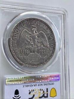 1910 Mexico Un Peso Caballito Silver Crown PCGS XF Detail