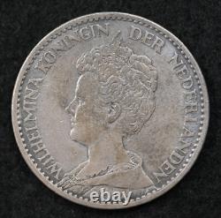 1911 Netherland 1 Gulden Coin Ungraded Very nice condition