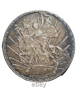 1913 Mexico Silver Cabillito Peso XF