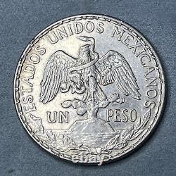 1913 Mo MEXICO UN PESO CABALLITO 1 PESO AU